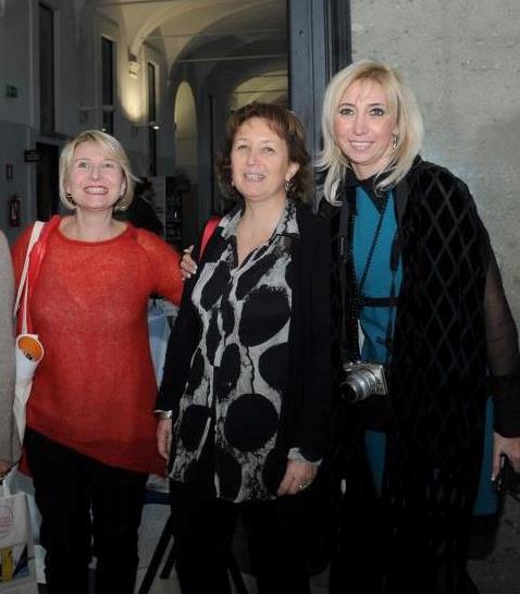 Con Maria Grazia Barone, Maria Elena Curzio e Laura Elisa Turri.